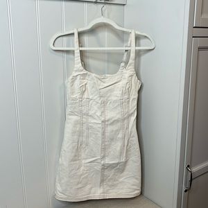 BDG ivory denim jumper, size XS